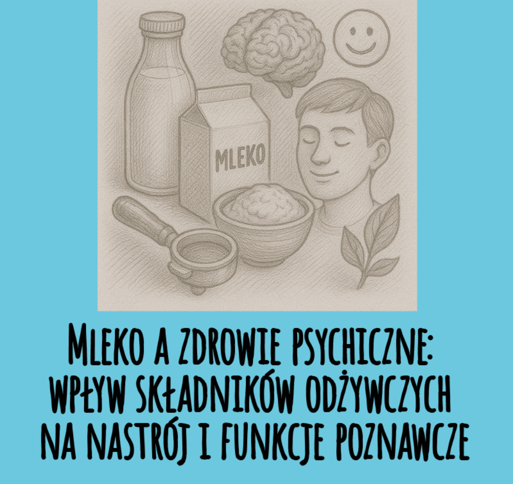 Mleko a zdrowie psychiczne: wpływ składników odżywczych na nastrój i funkcje poznawcze